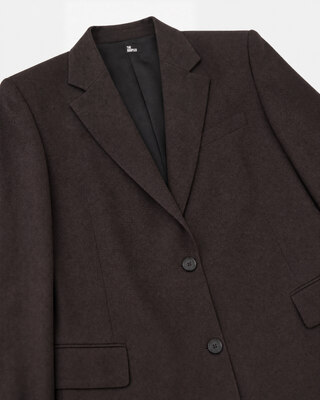Brown wool blazer