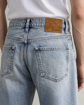 Light blue relaxed-fit jeans