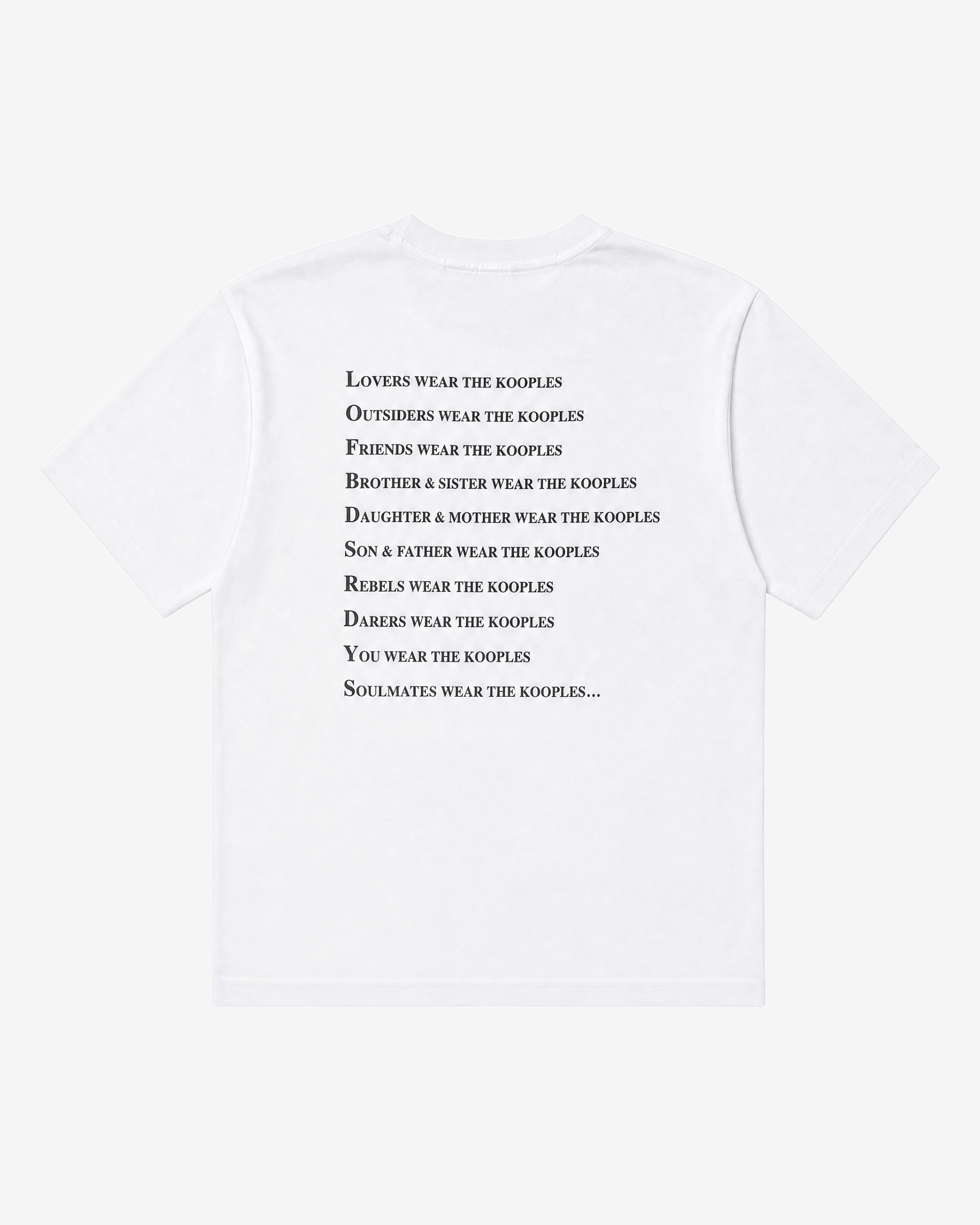 White 'Who Wears' Unisex T-shirt