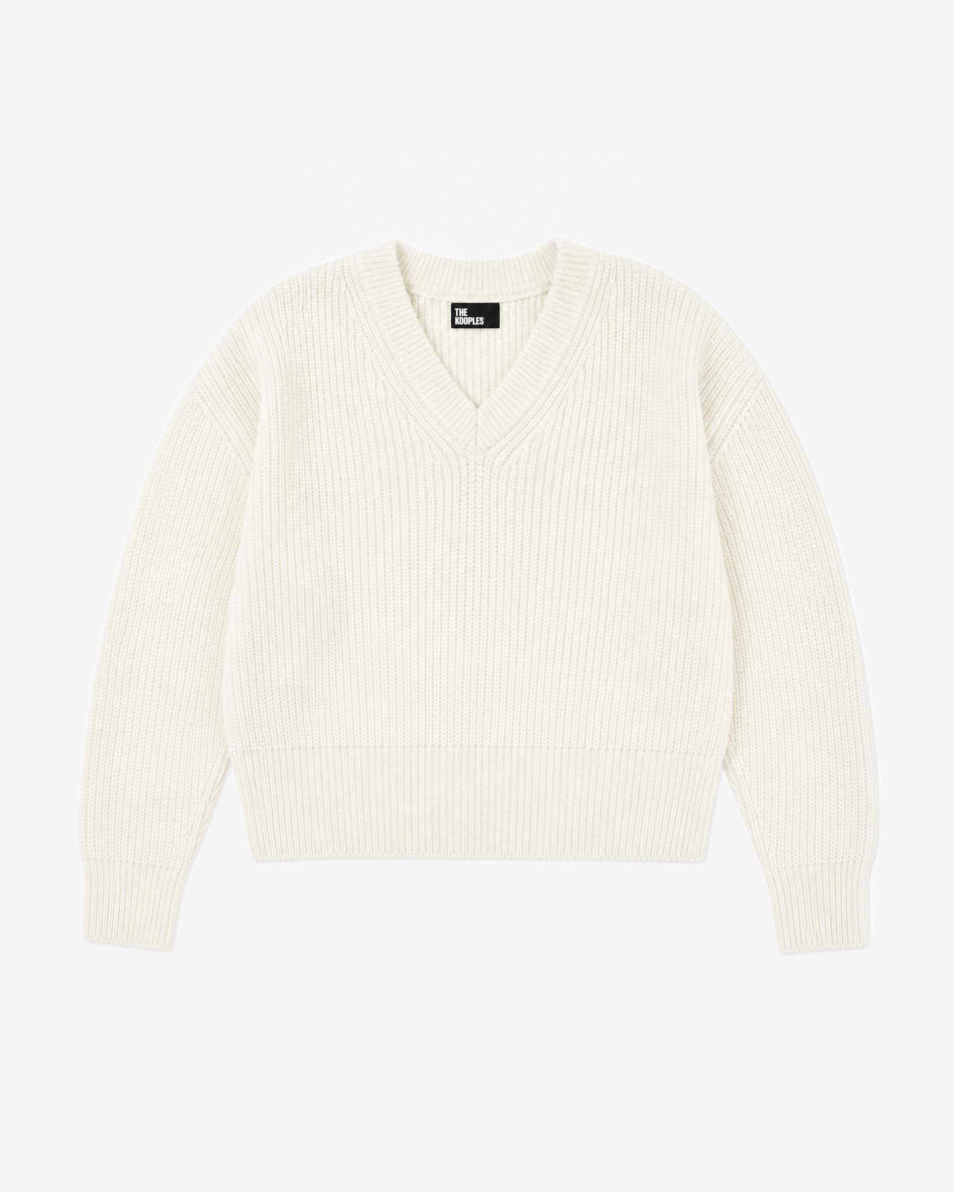 Natural-colored merino wool sweater