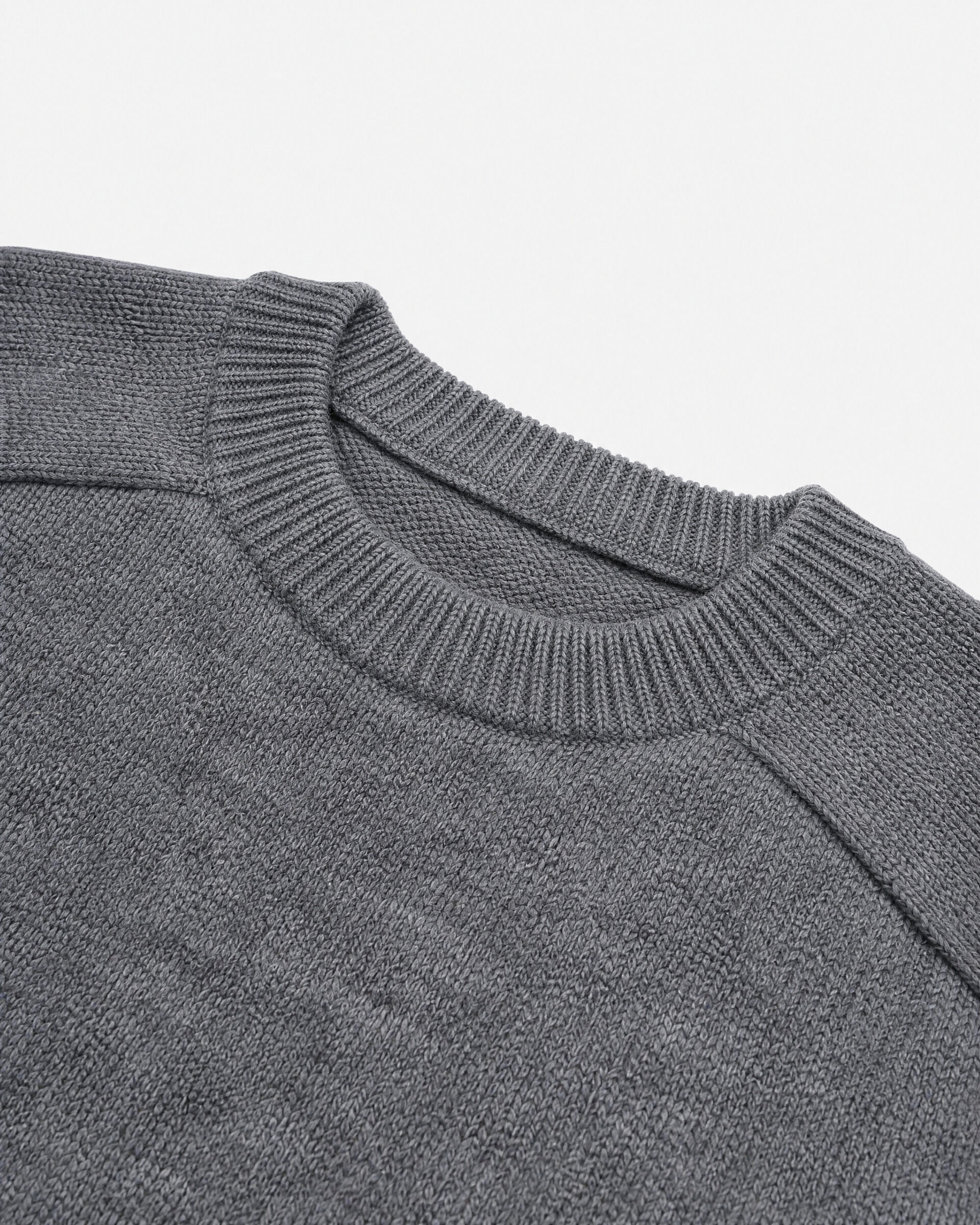 Gray Merino Wool Sweater
