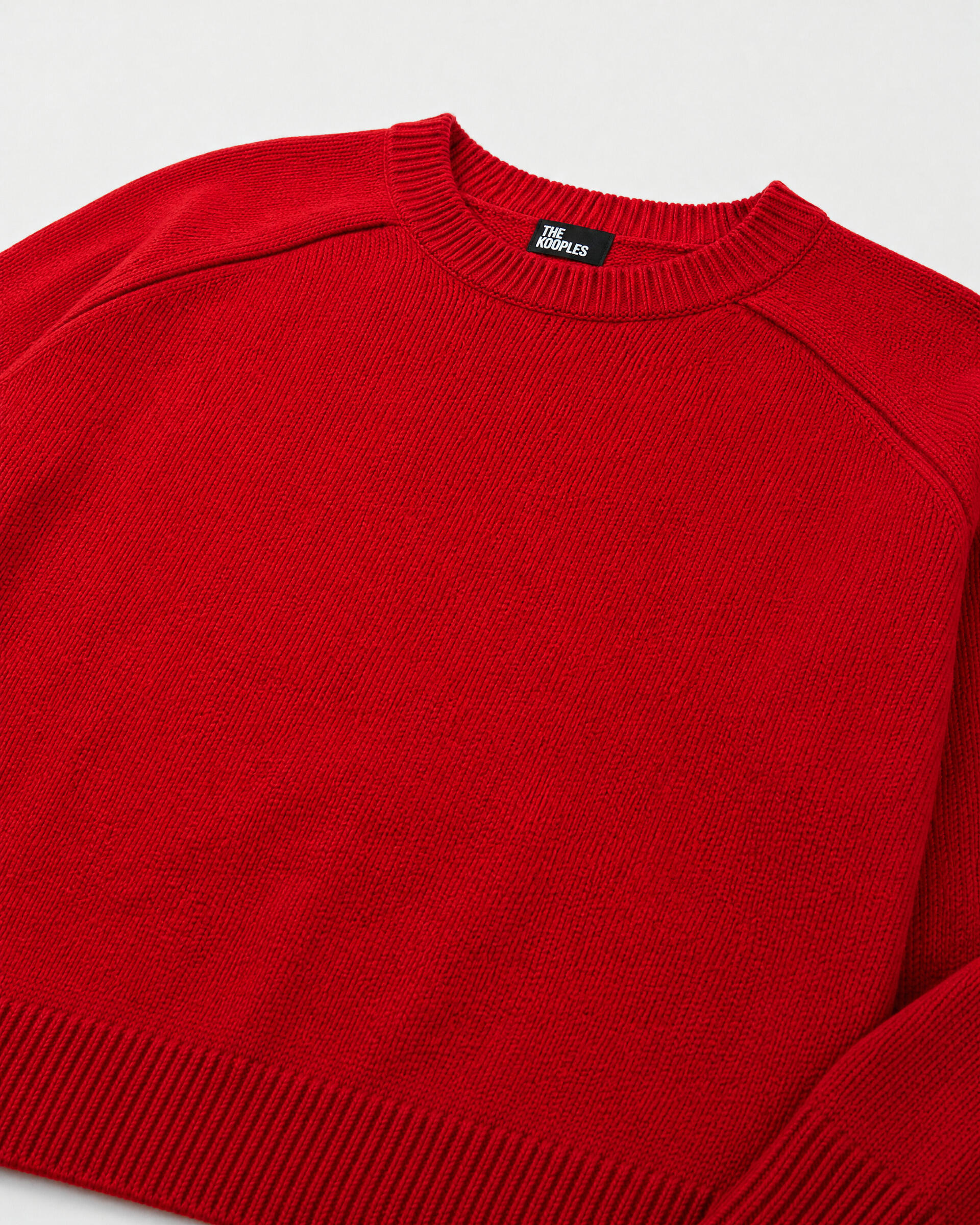 Red Merino Wool Sweater
