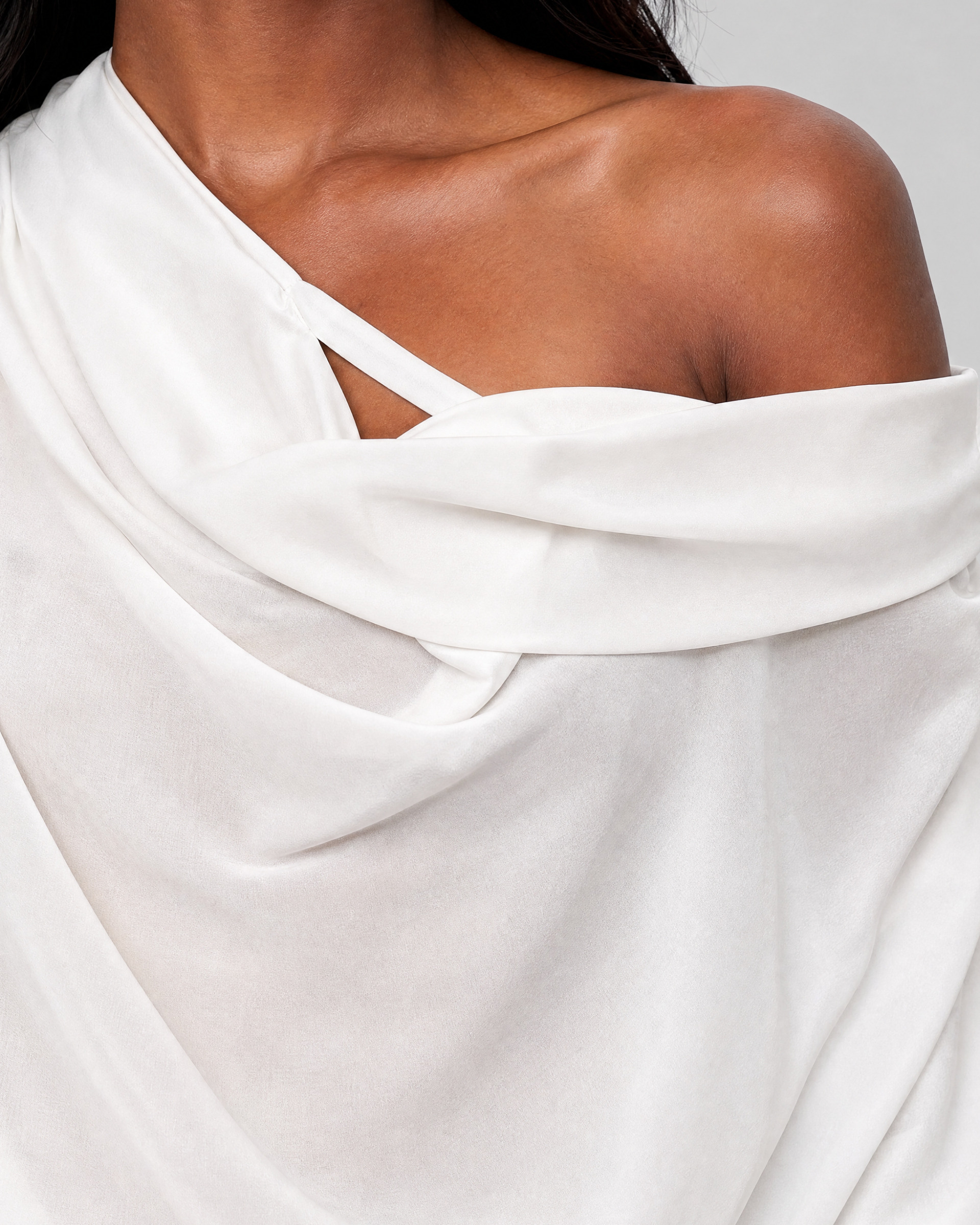 Ecru Long-Sleeve Top