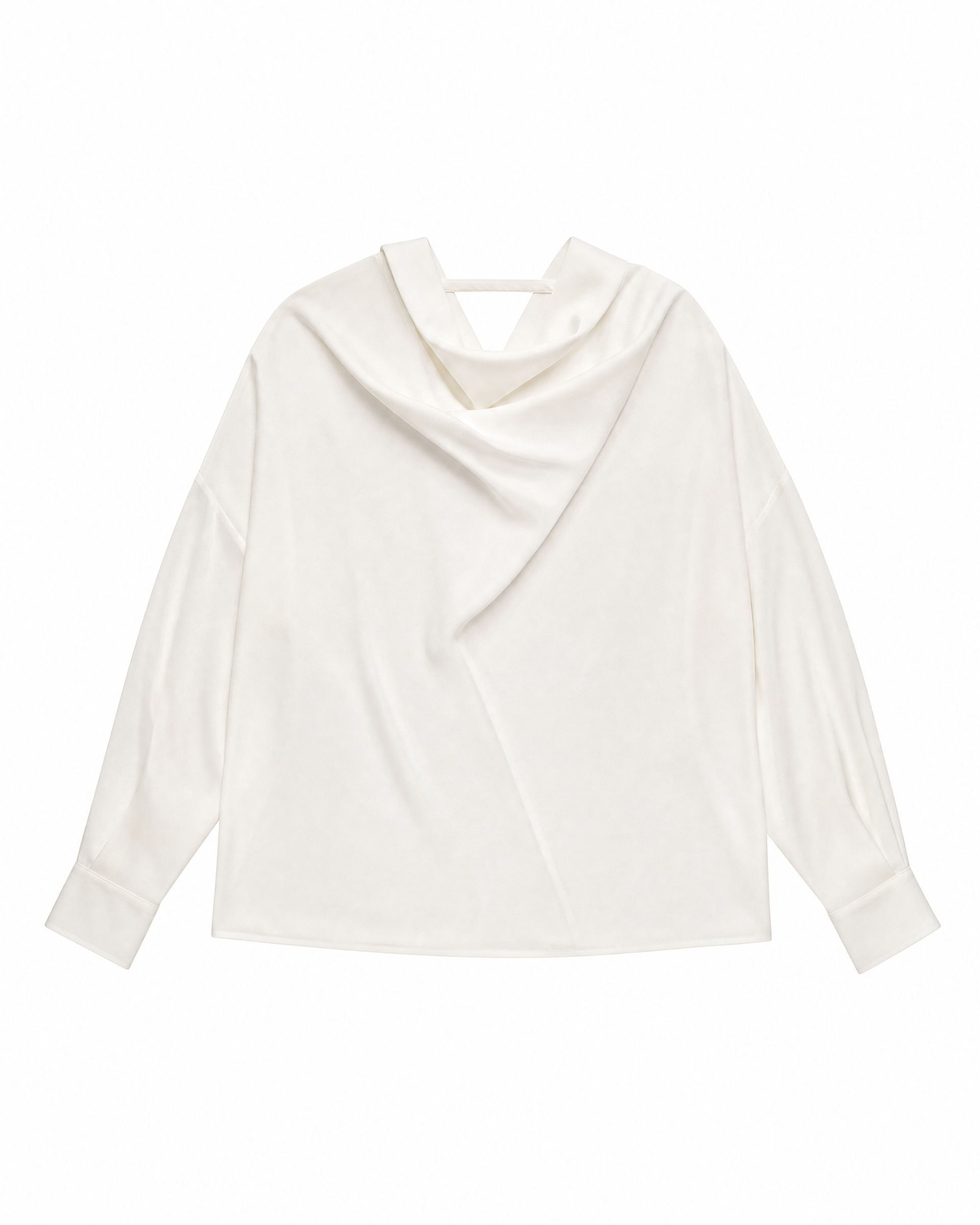 Ecru Long-Sleeve Top