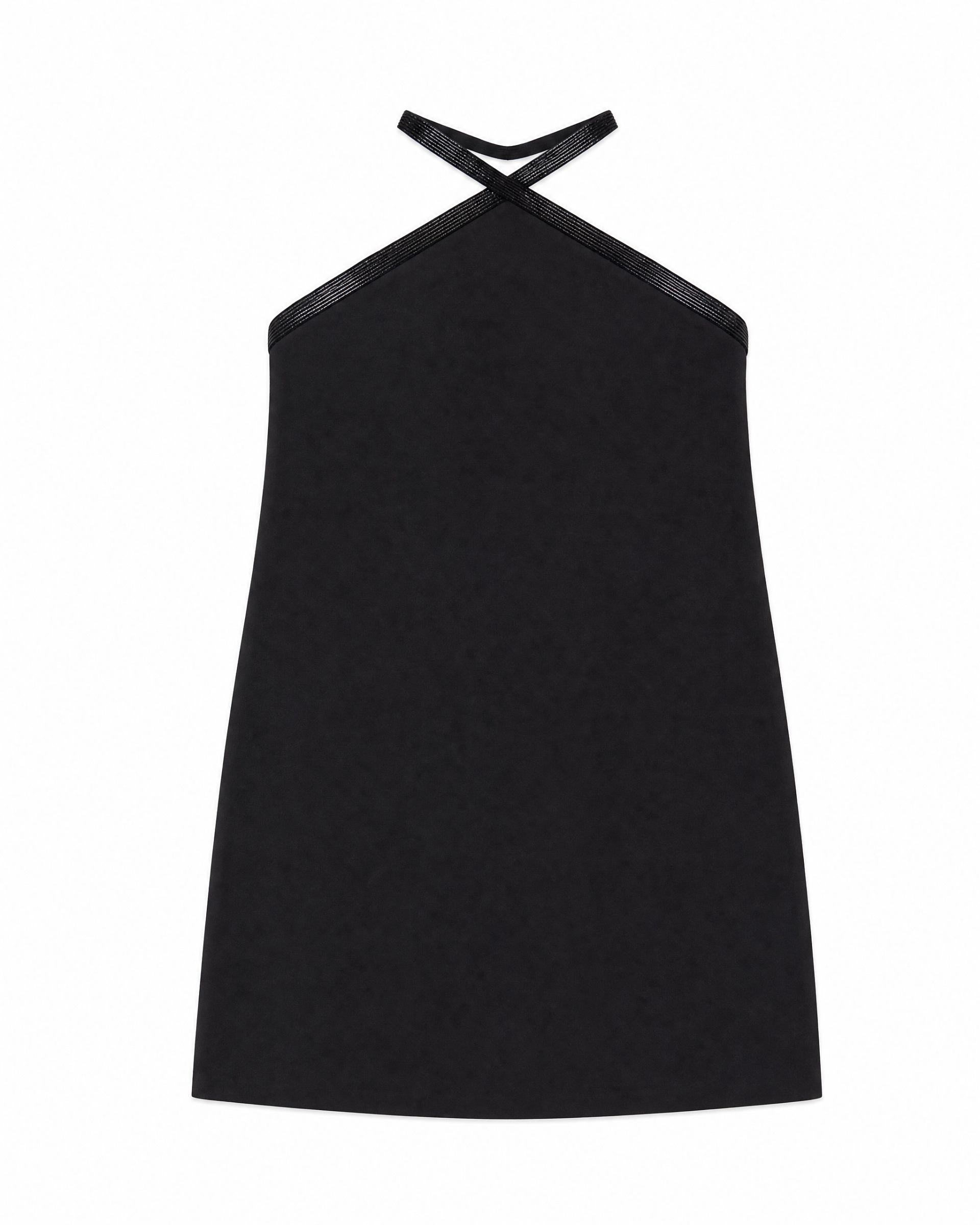 Black Short Dress with Rhinestones
