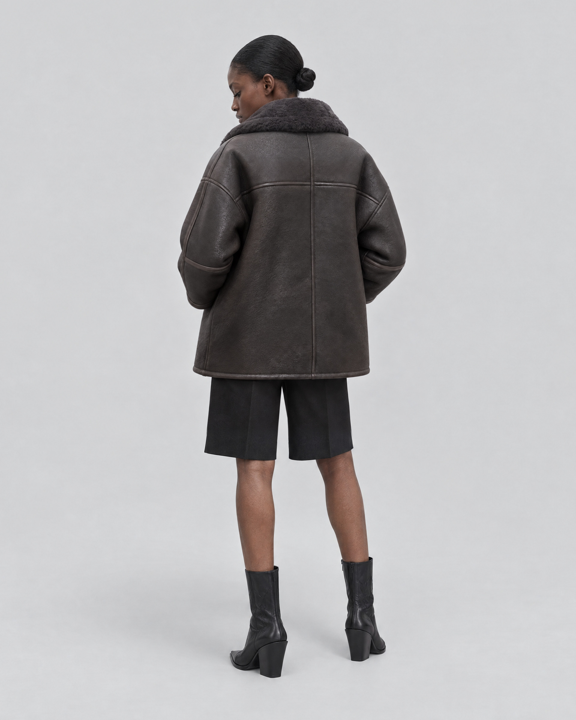 Brown sheepskin