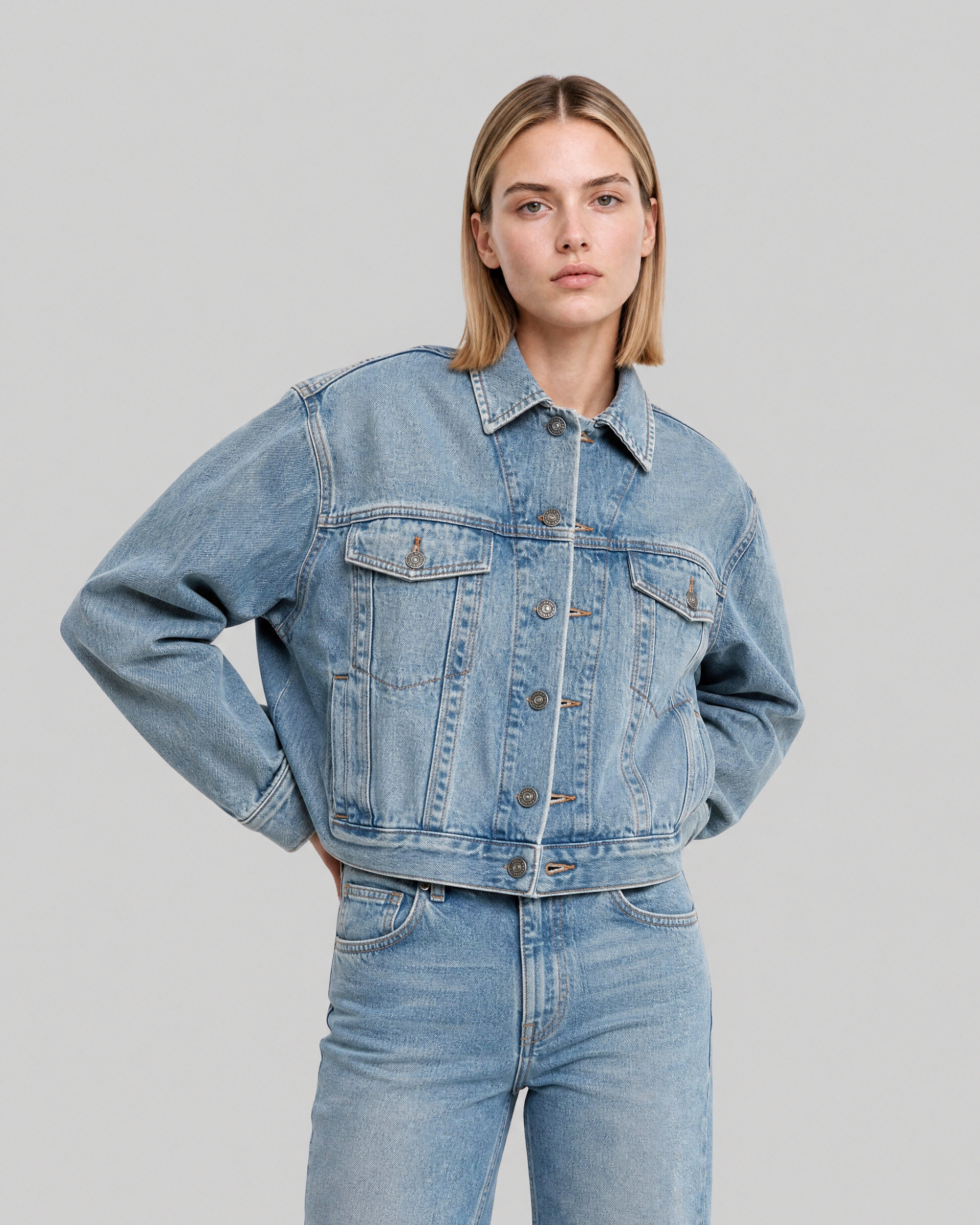 Blue denim jacket