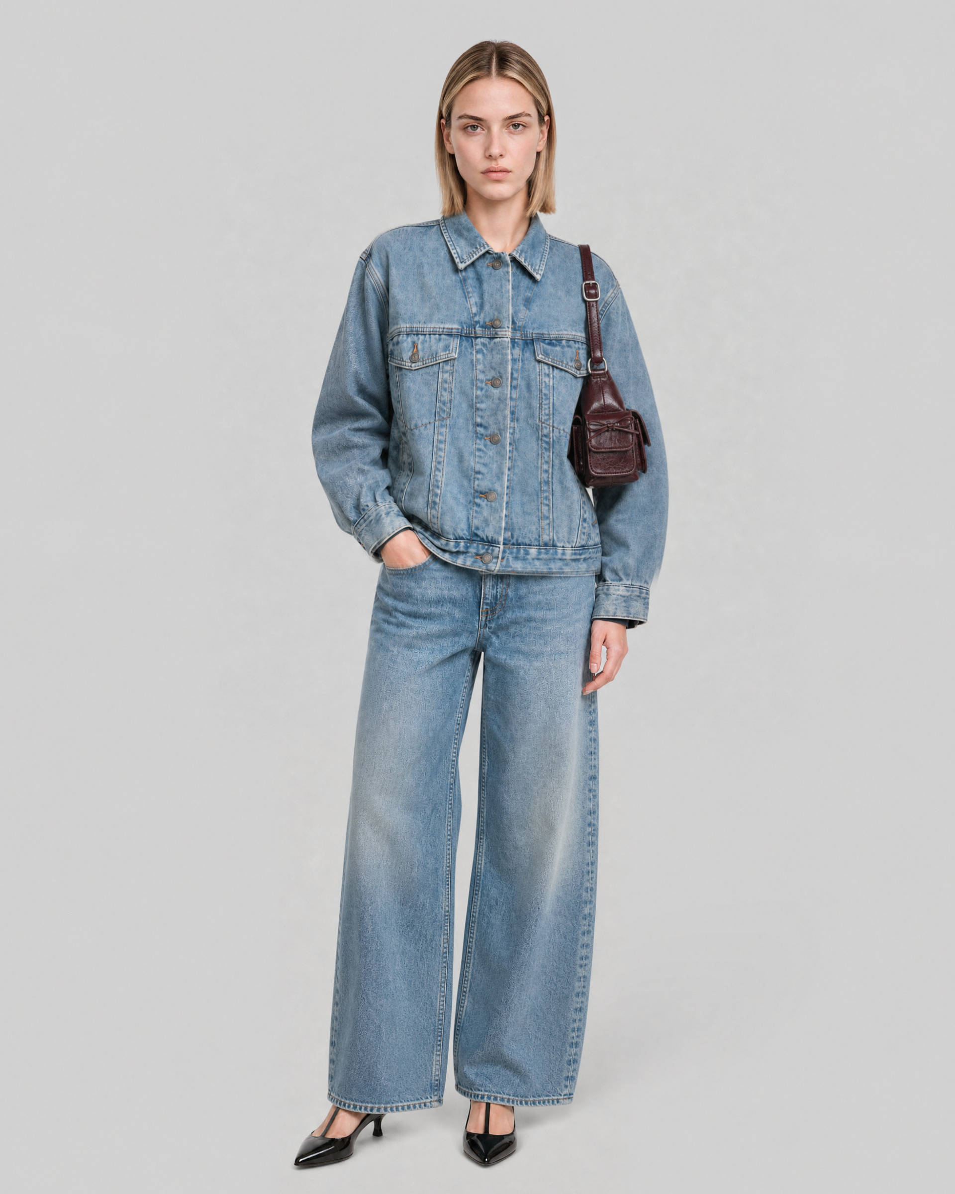 Blue denim jacket