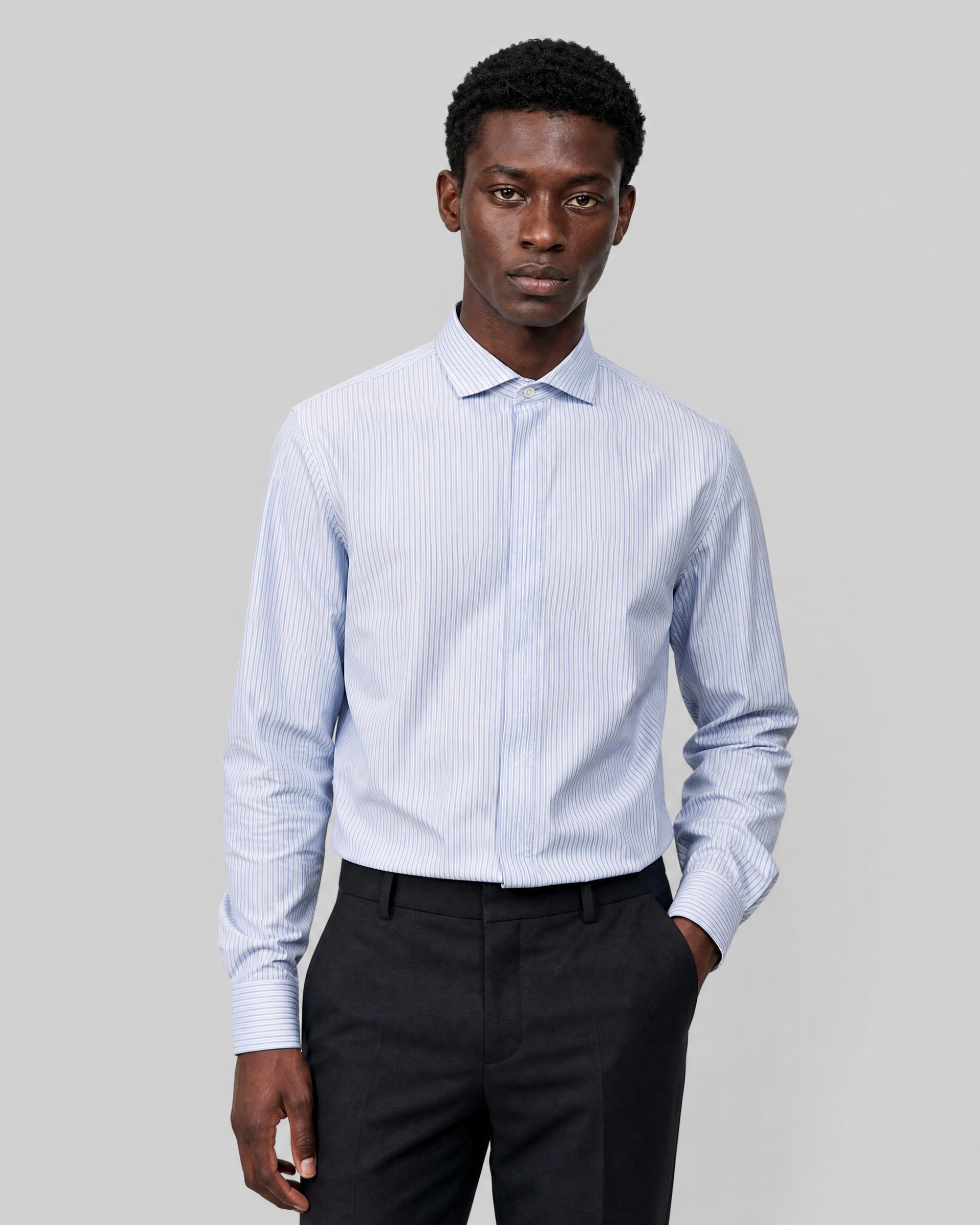 Blue Striped Shirt