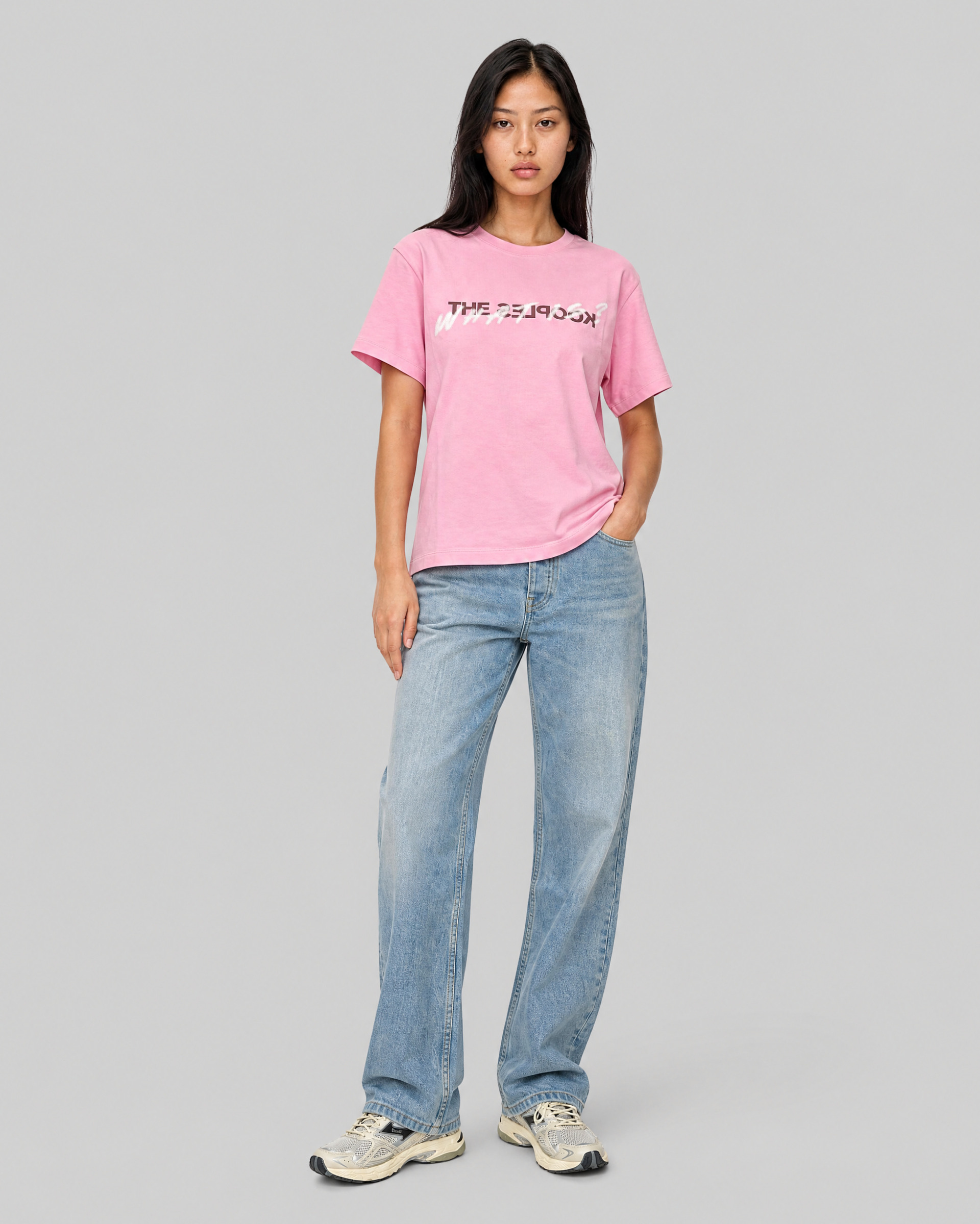 Pink 'what is' T-shirt