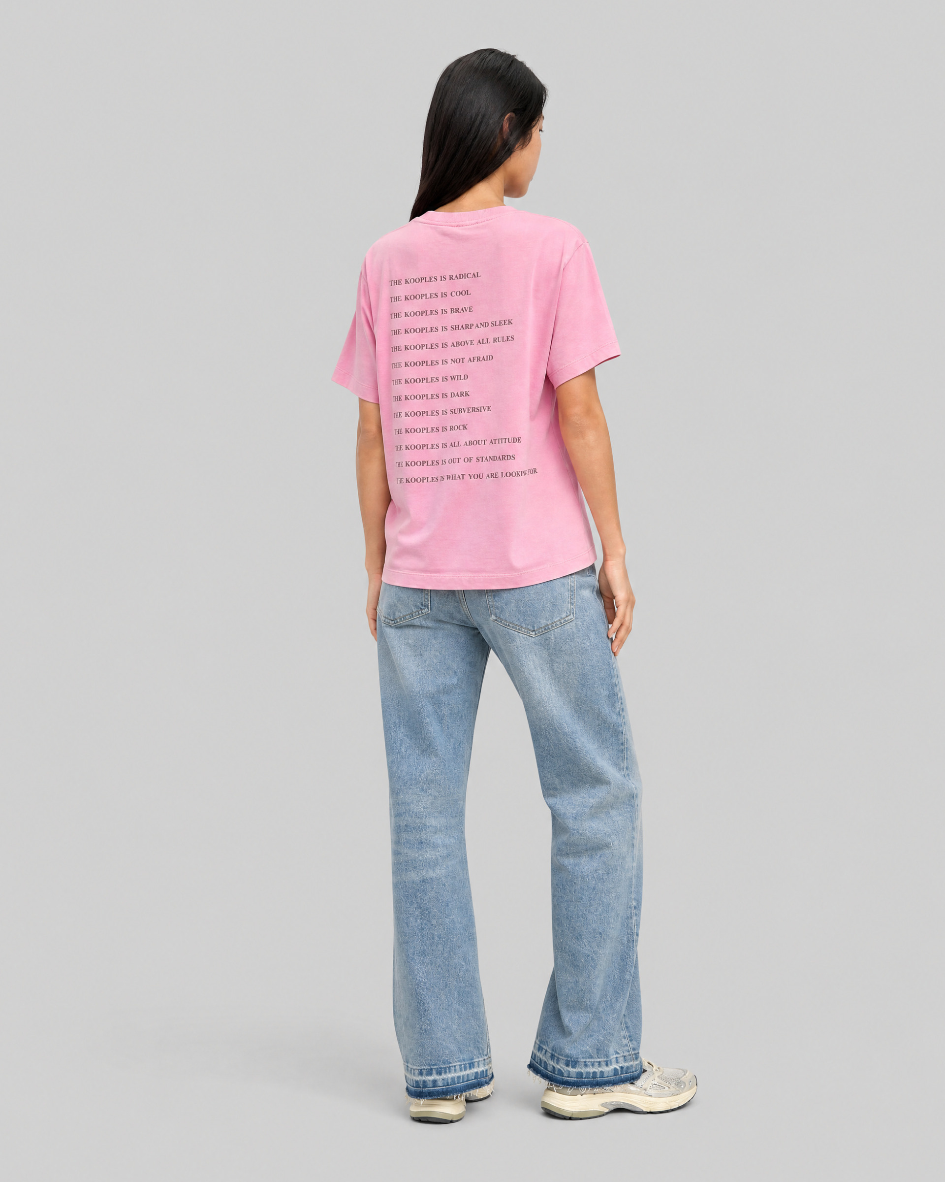 Pink 'what is' T-shirt