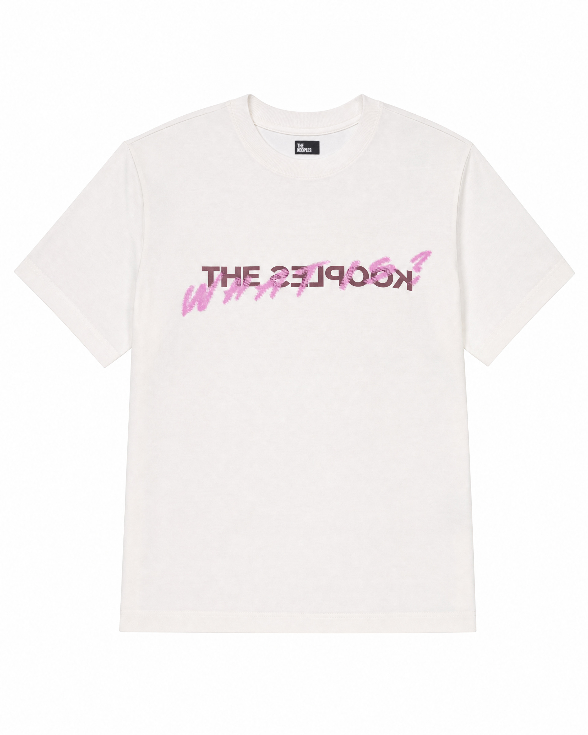 'What is' Pink Denim T-Shirt