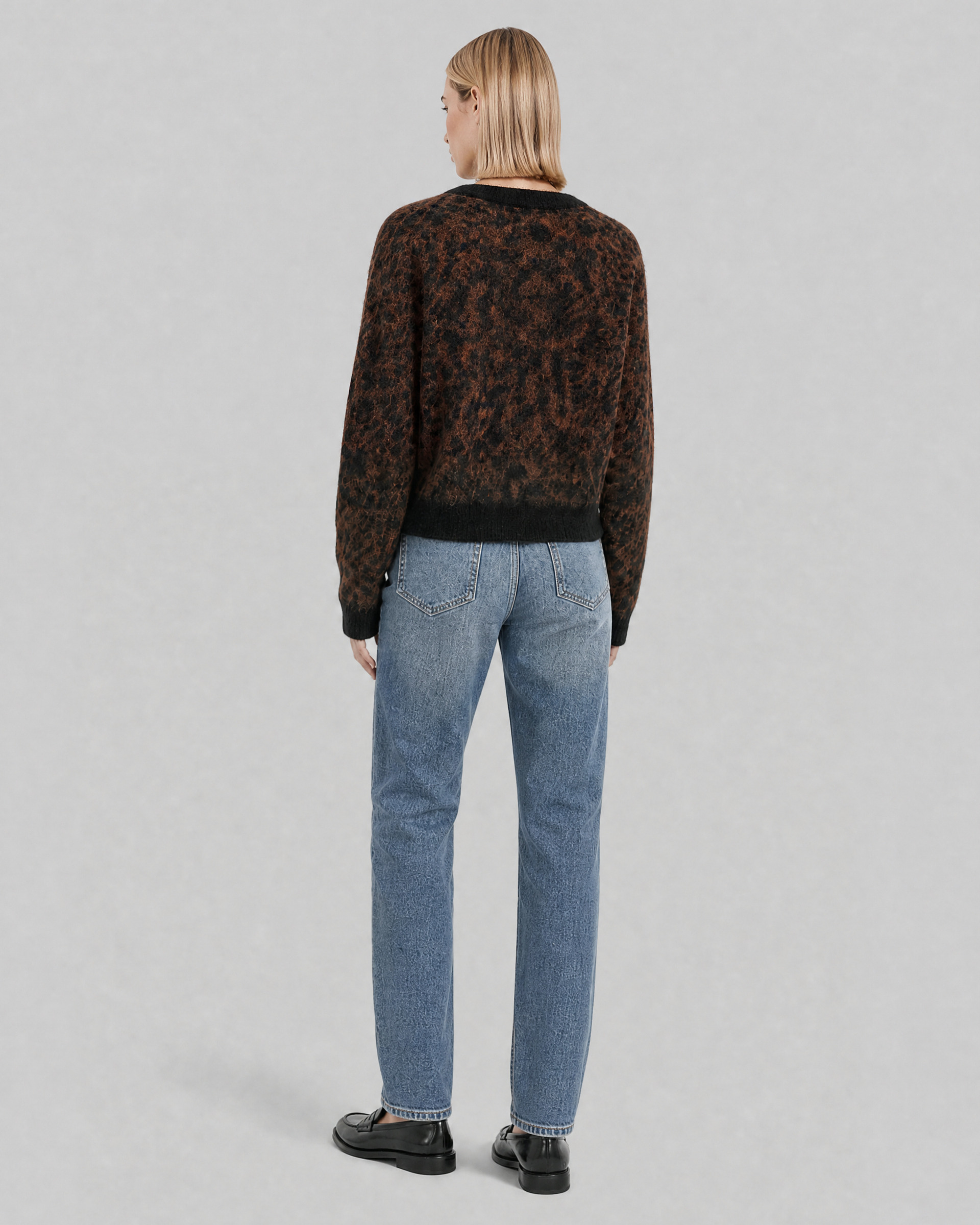 Blue slim-fit jeans