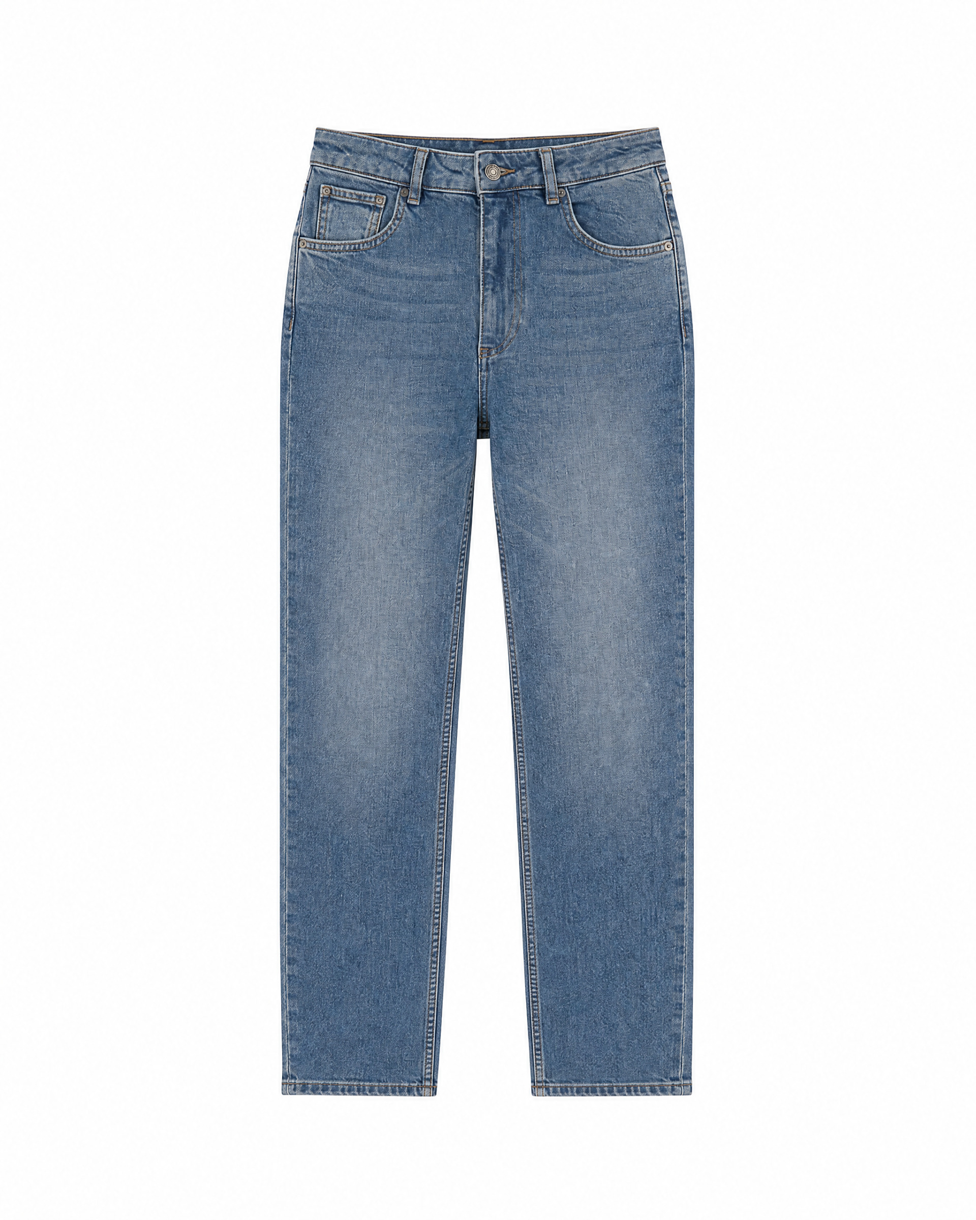 Blue slim-fit jeans