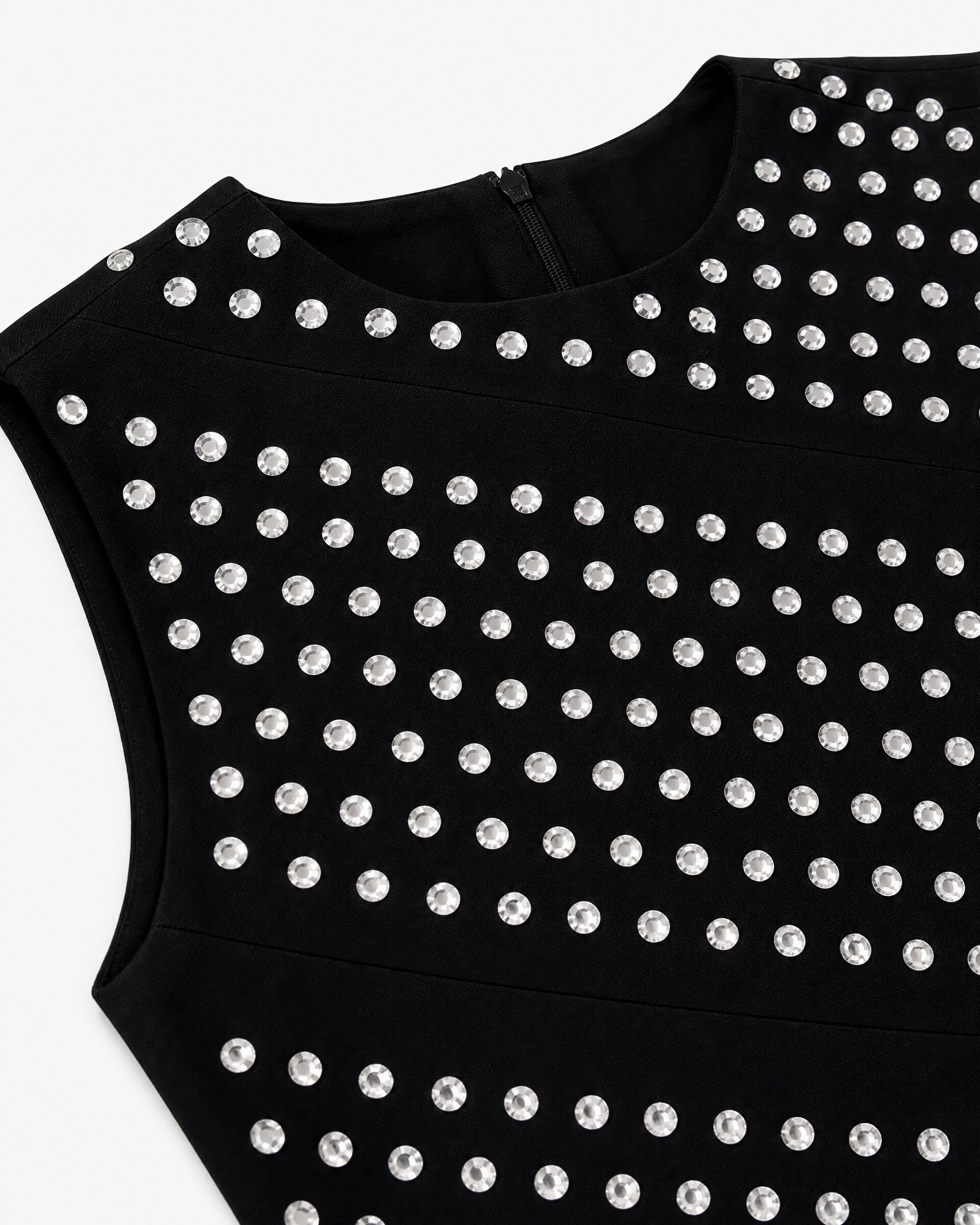 Black Short Studded Dress