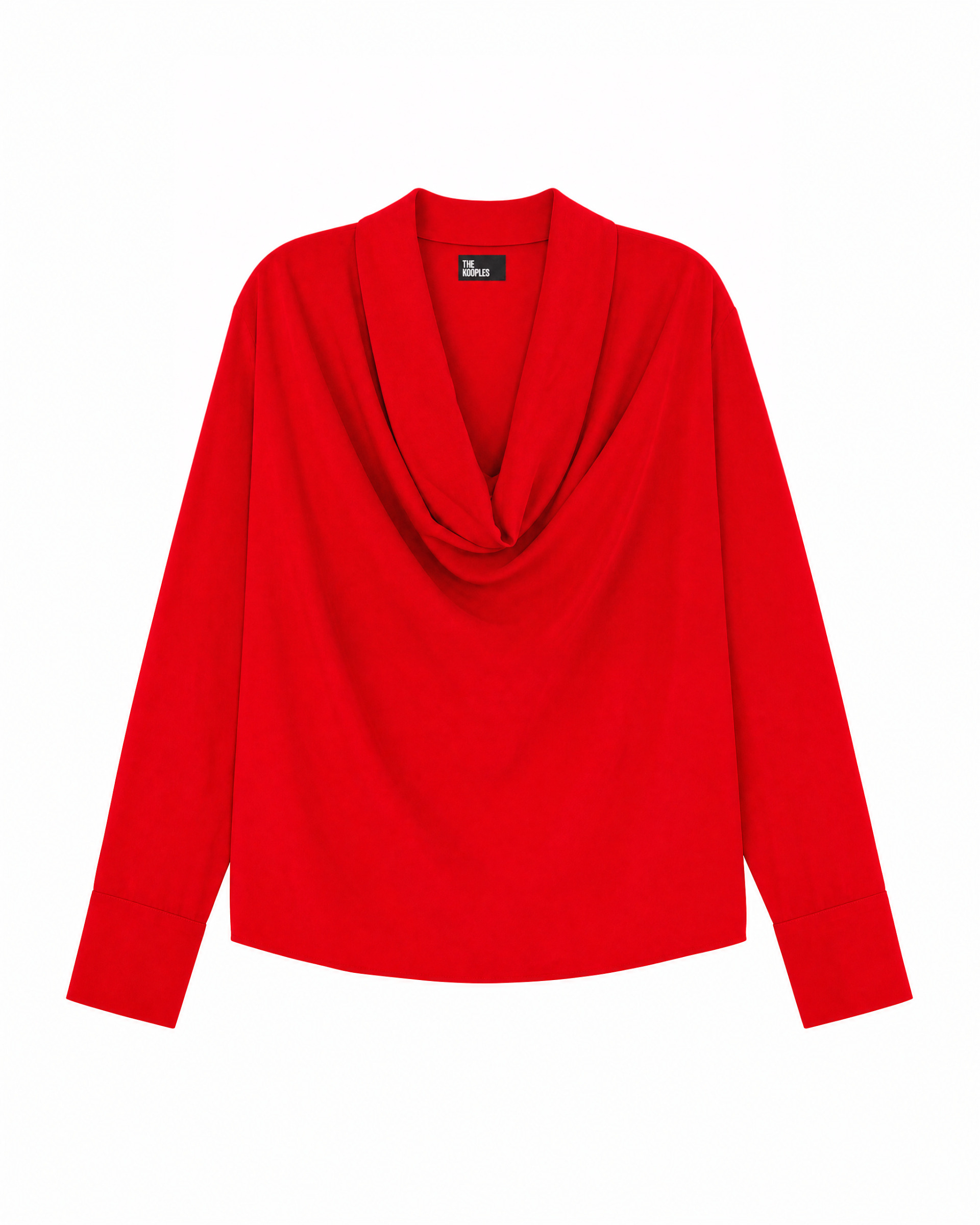 Red Long-Sleeved Top