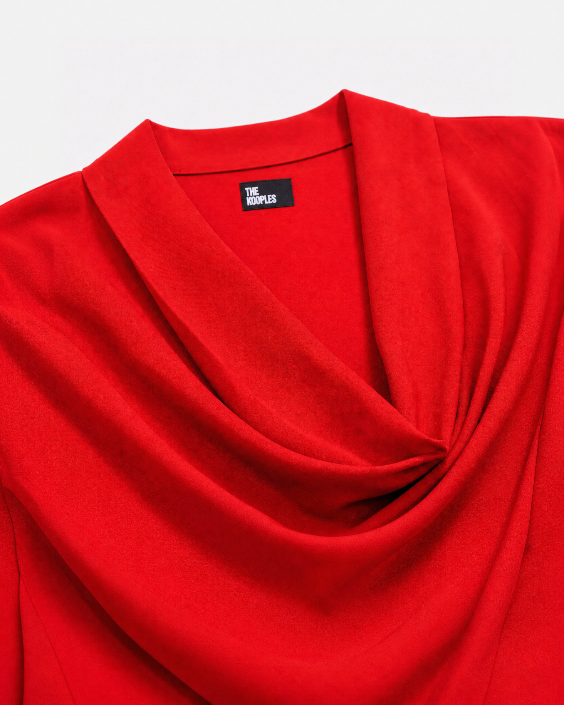 Red Long-Sleeved Top