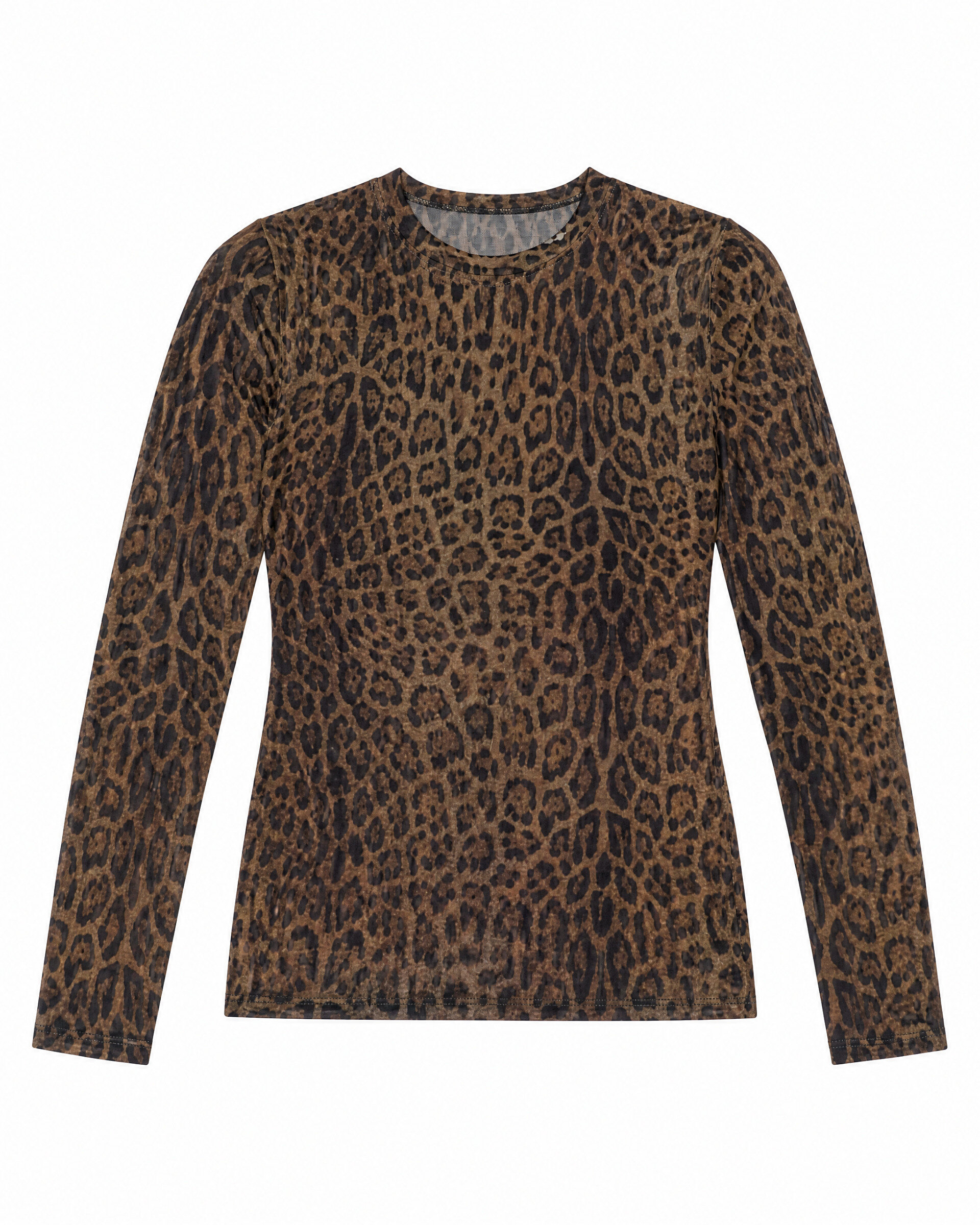 Leopard-print T-shirt