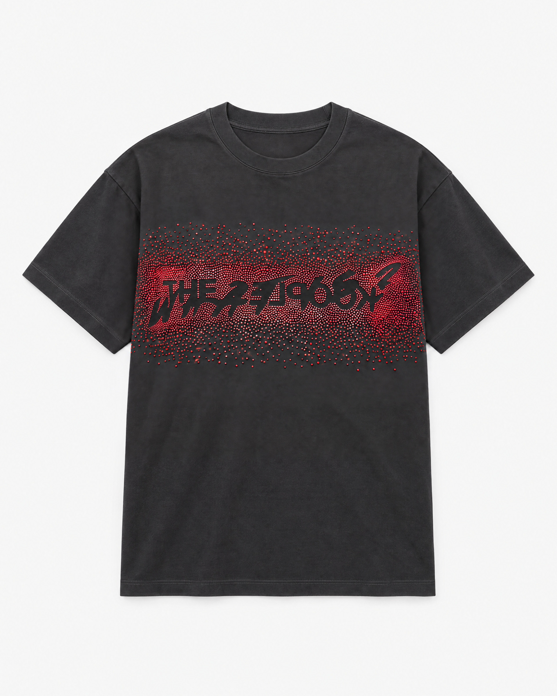 'What is' Black Rhinestone T-Shirt