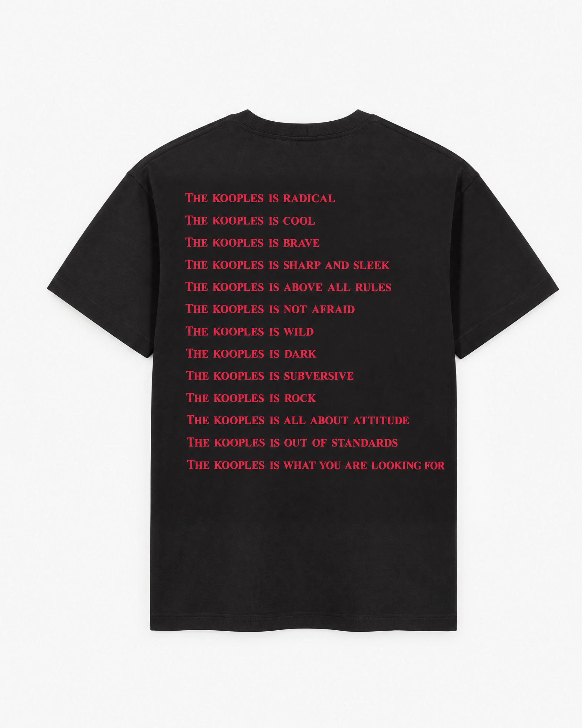 'What is' Black Rhinestone T-Shirt