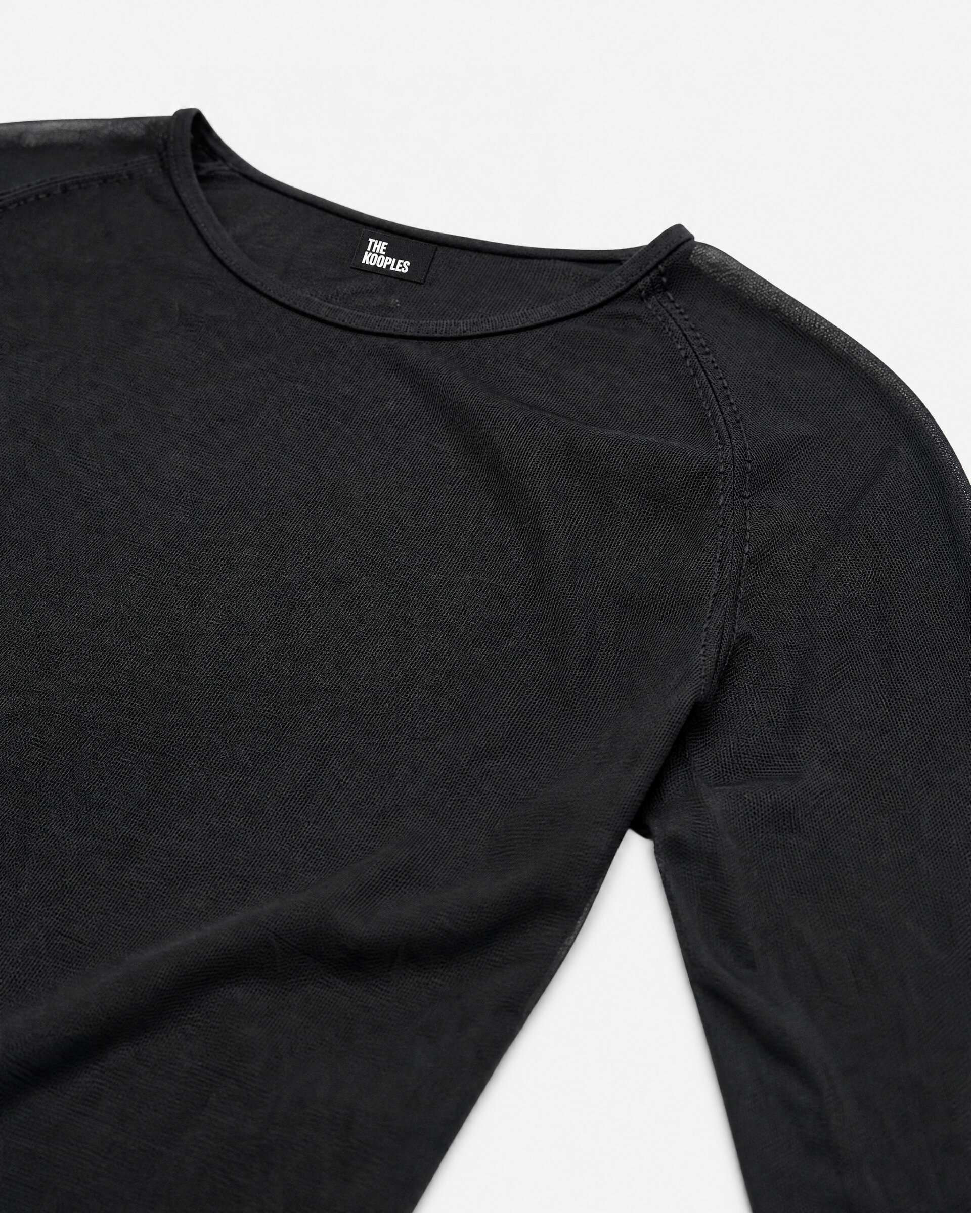 Black Fine-Knit Sweater