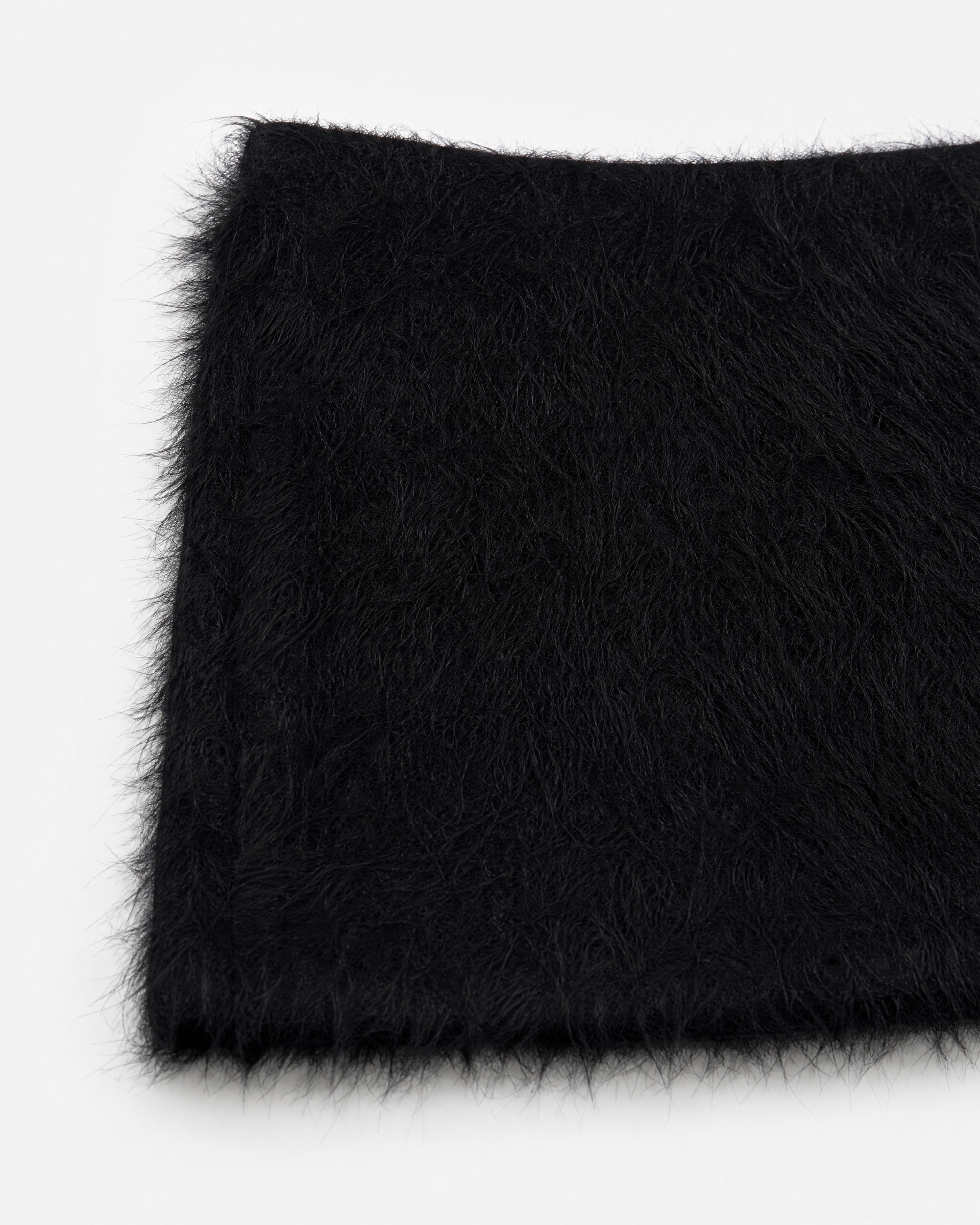 Black Short Fringed Skirt