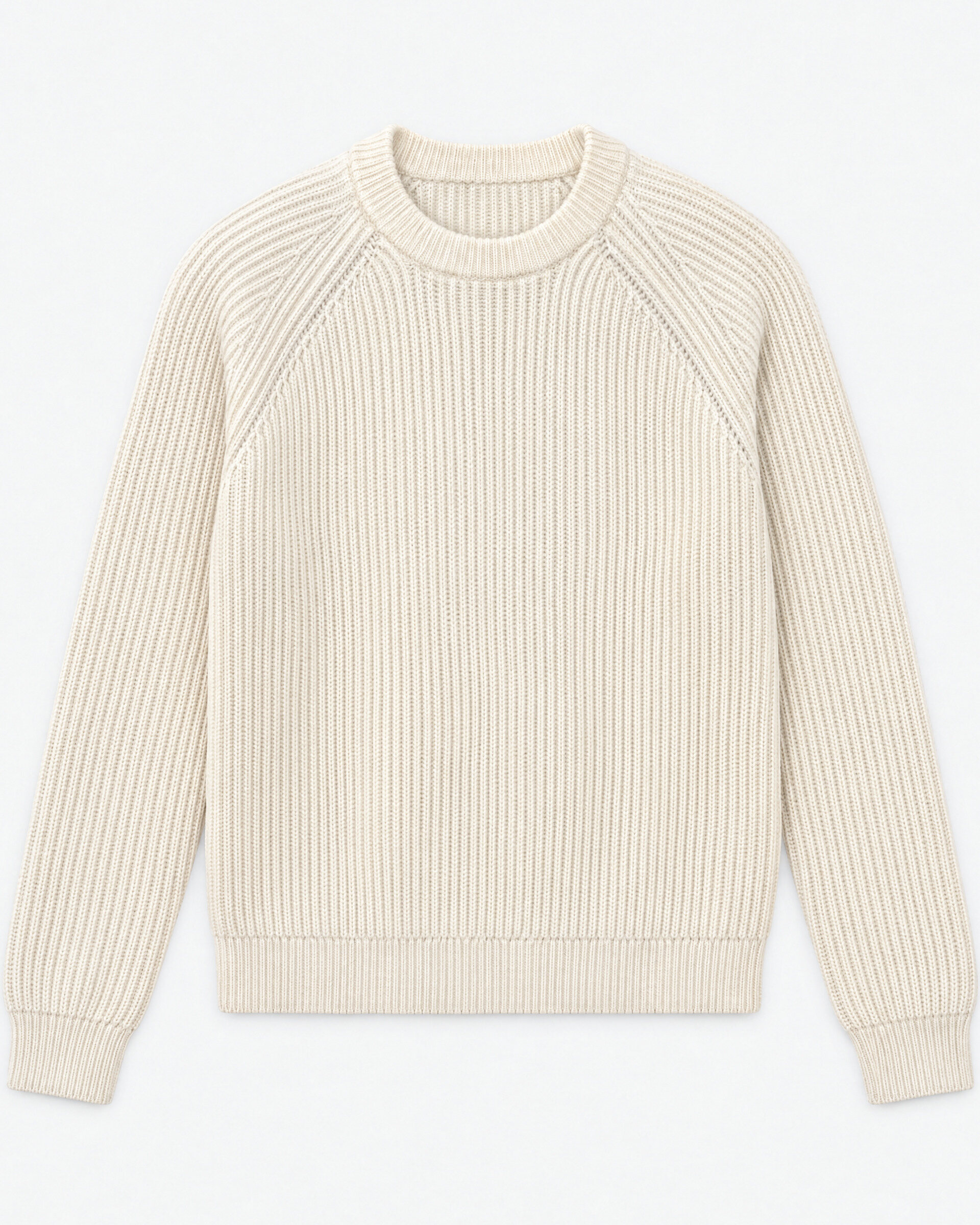 Natural-colored merino wool sweater