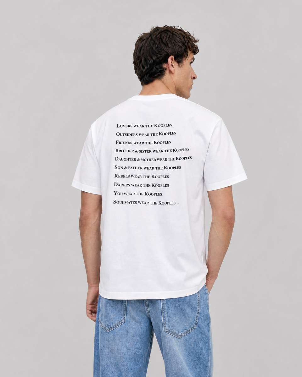 White 'Who Wears' Unisex T-shirt
