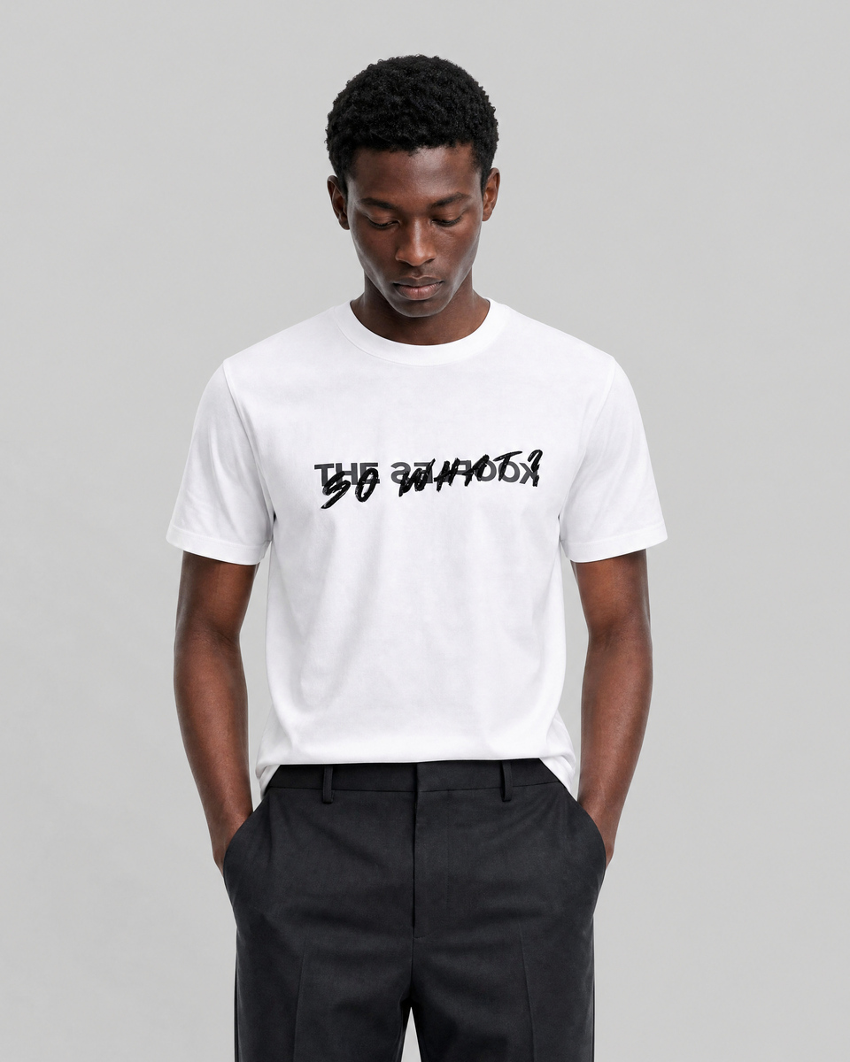 'So What' White Unisex T-Shirt