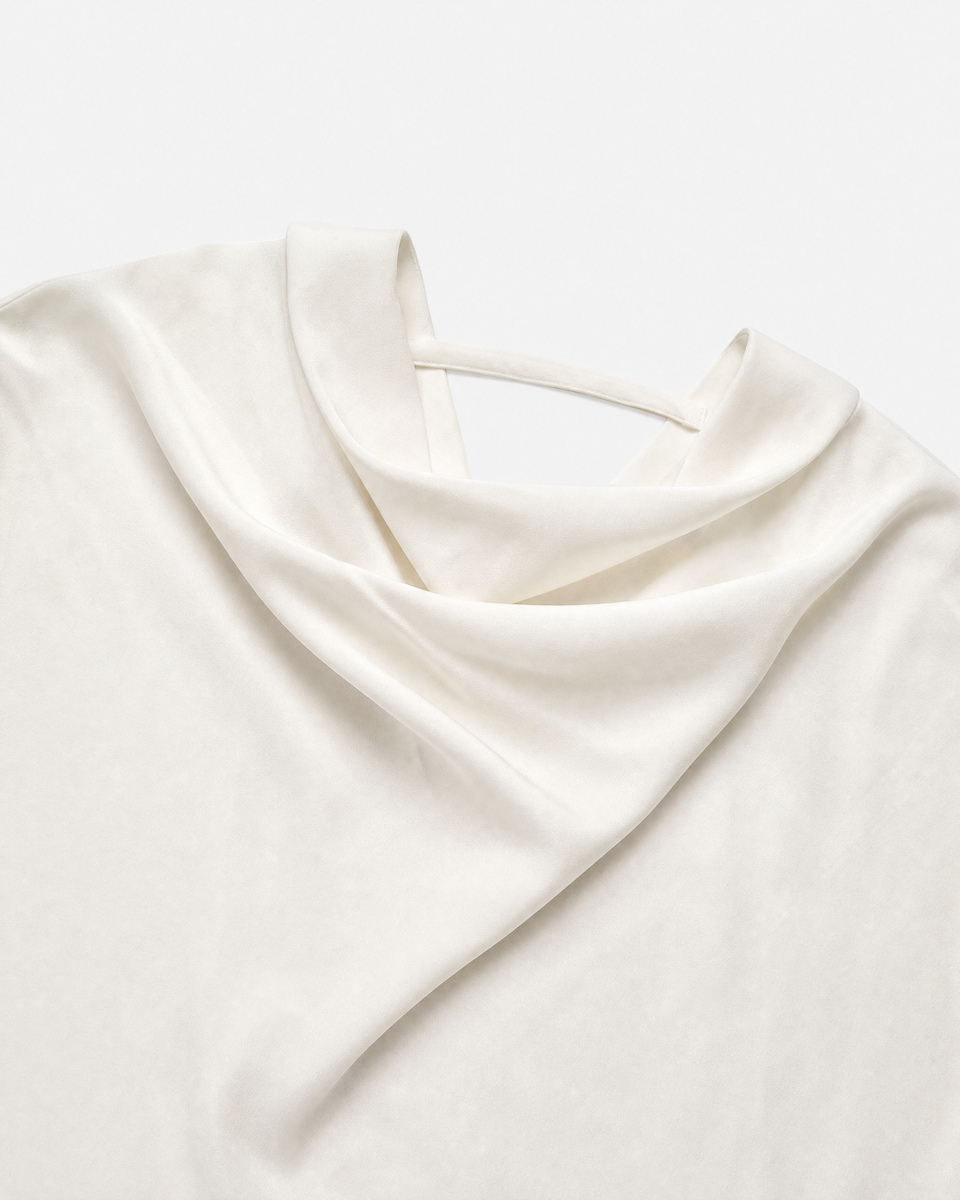 Ecru Long-Sleeve Top
