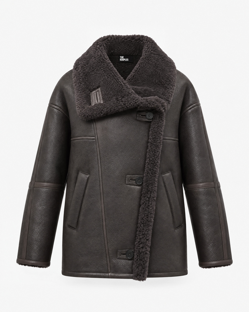 Brown sheepskin