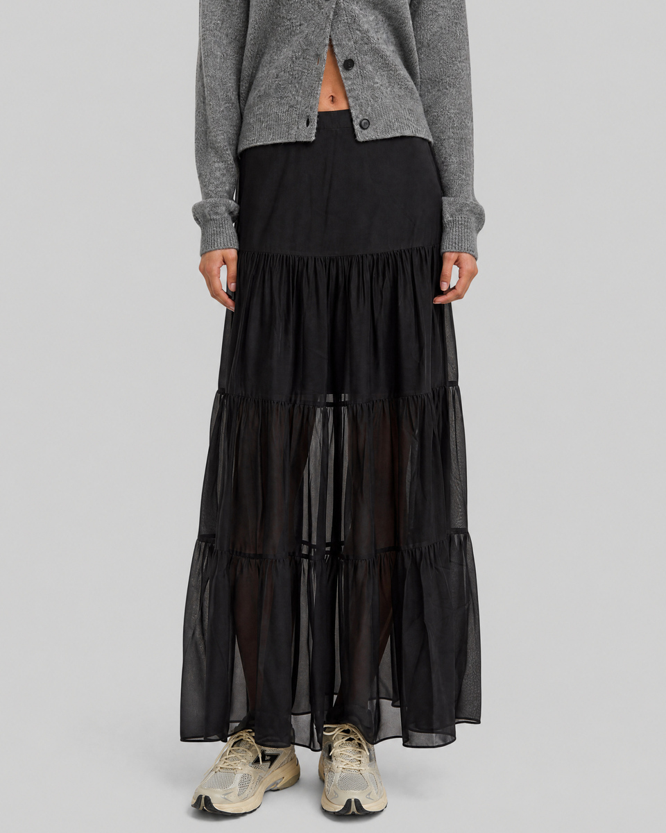 Long black skirt