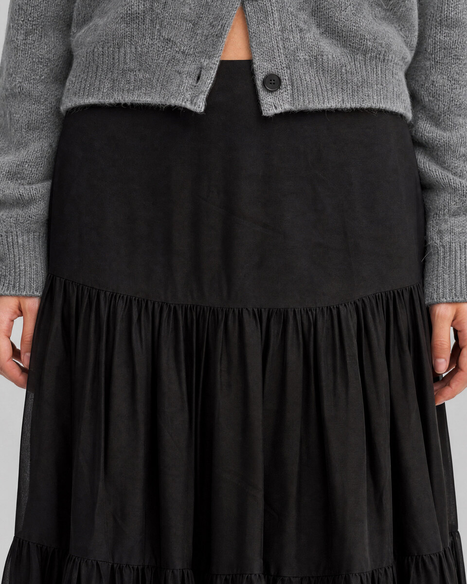 Long black skirt