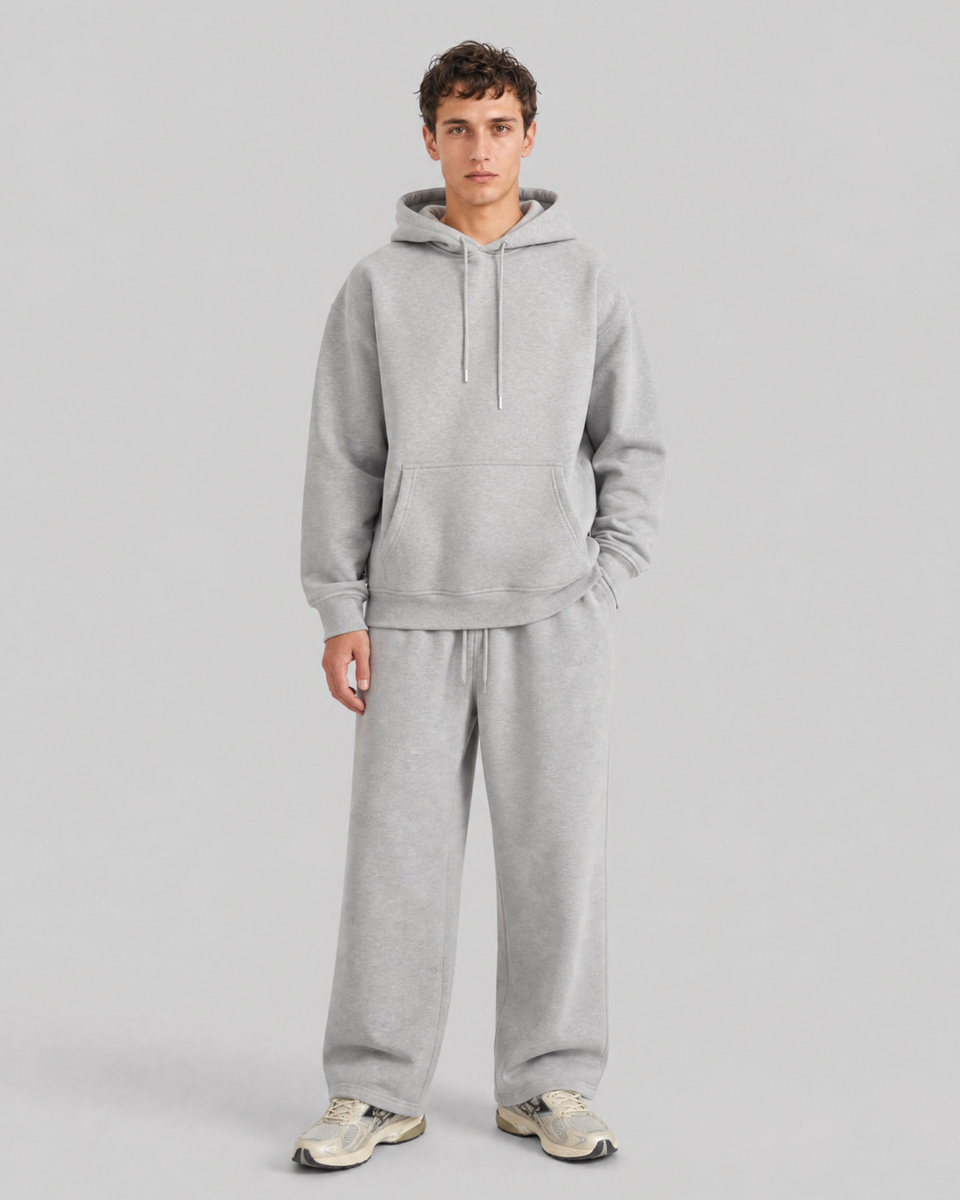 Gray Hooded Sweatshirt