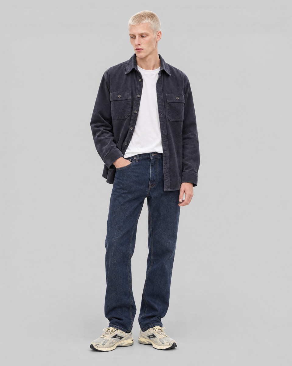 Navy corduroy shirt