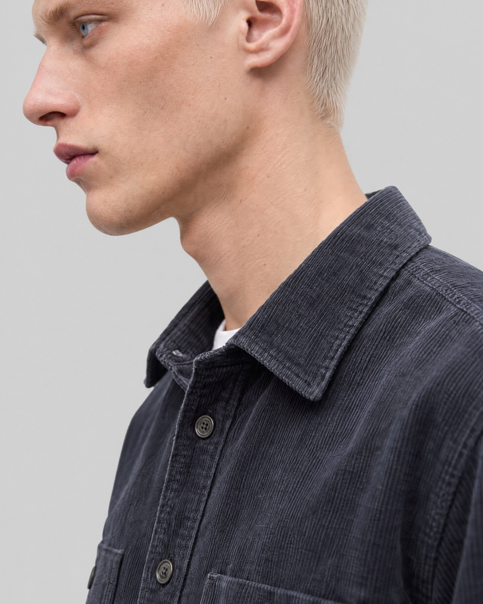 Navy corduroy shirt