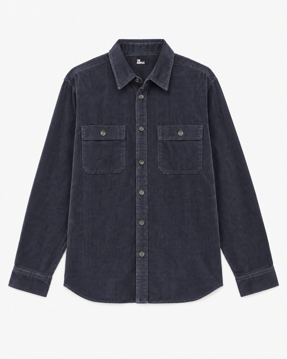 Navy corduroy shirt