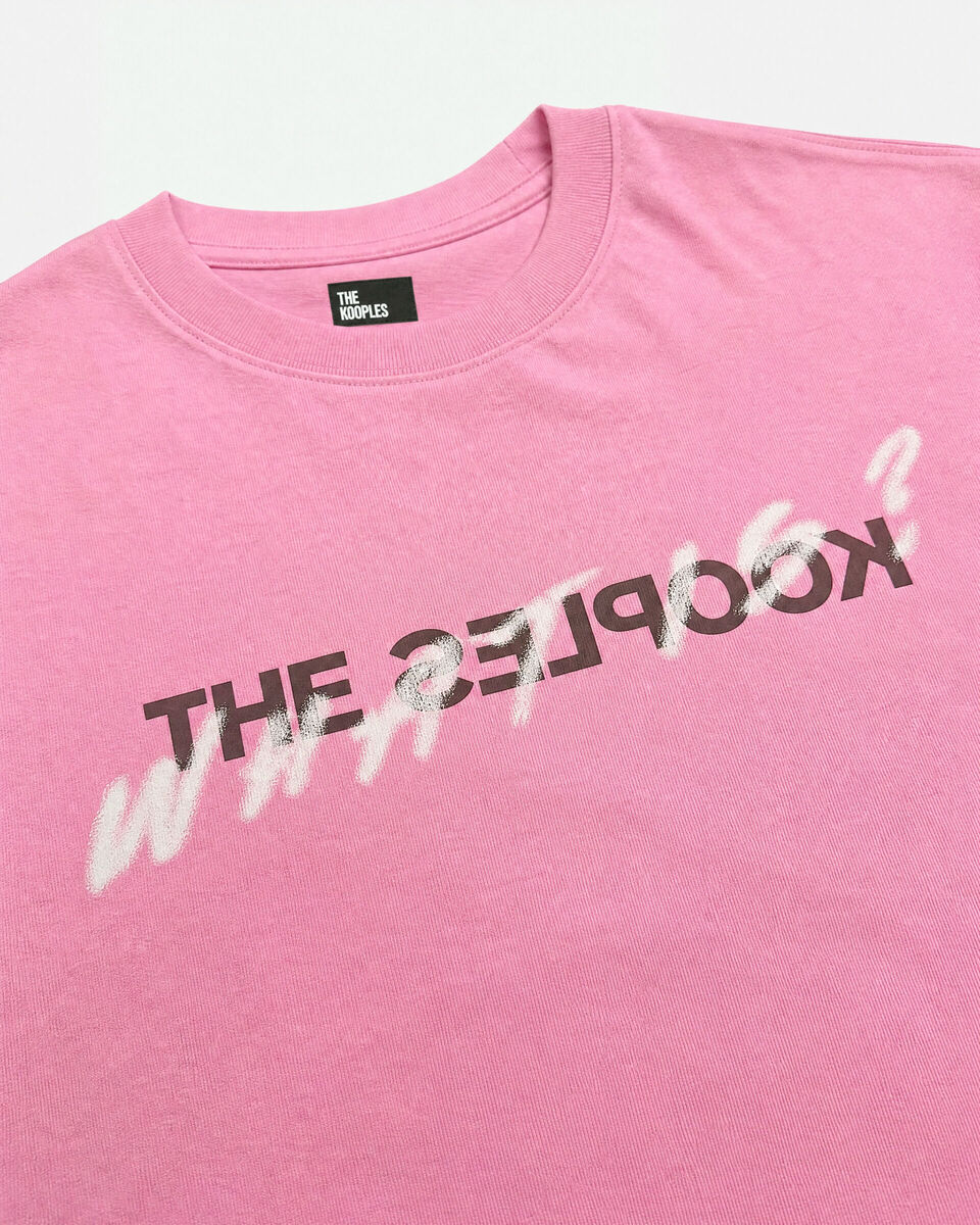Pink 'what is' T-shirt