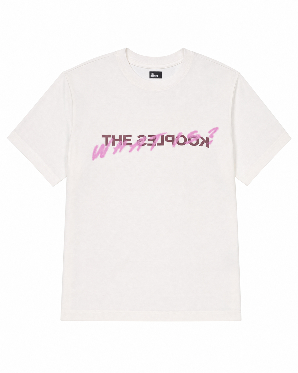 'What is' Pink Denim T-Shirt