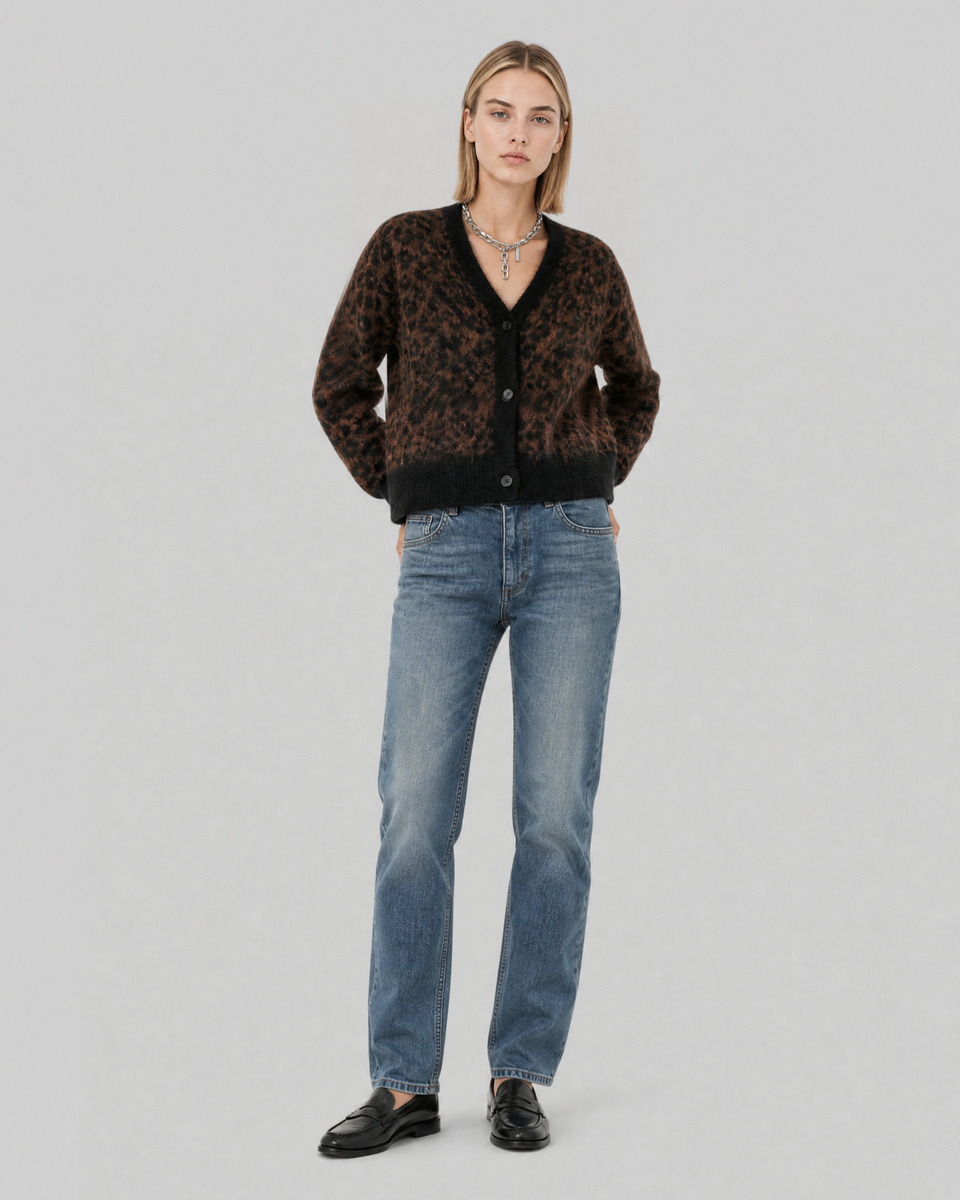 Blue slim-fit jeans