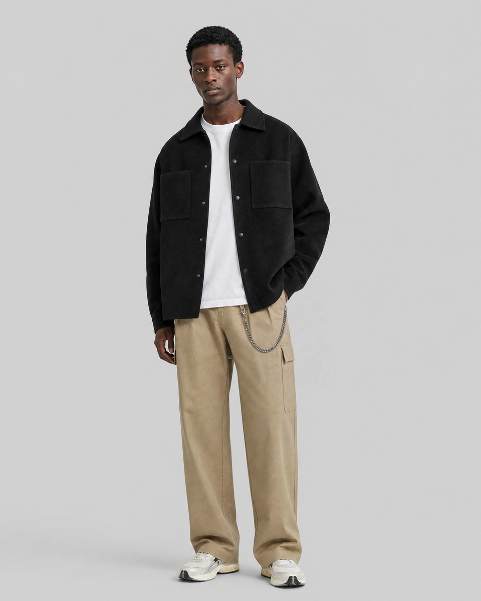 Black wool jacket