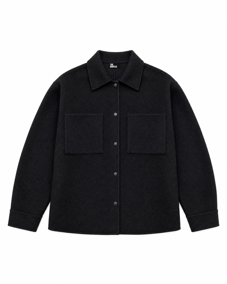 Black wool jacket
