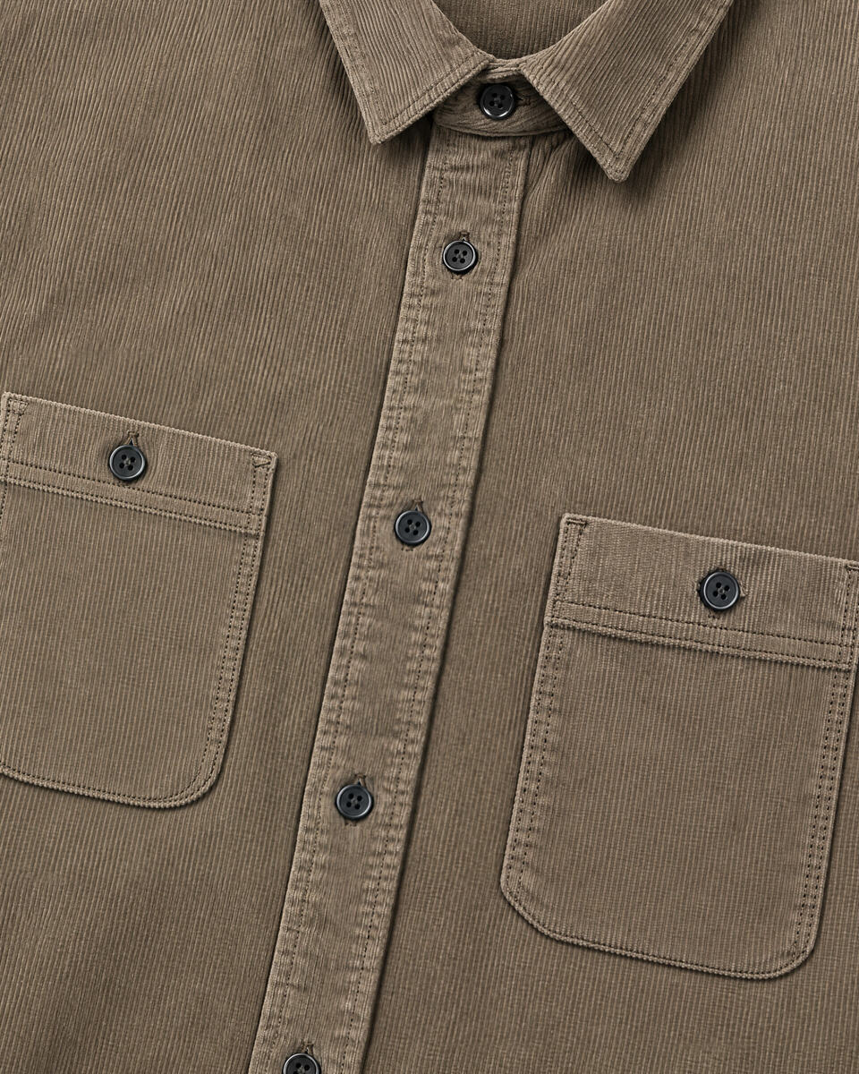 Taupe corduroy shirt
