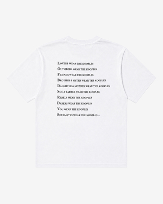 White 'Who Wears' Unisex T-shirt
