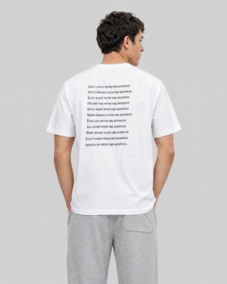 White 'What's Up' Unisex T-shirt