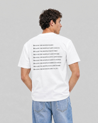 White 'Why Not' Unisex T-shirt