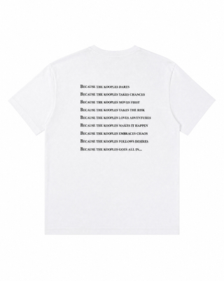 White 'Why Not' Unisex T-shirt