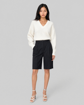 Natural-colored merino wool sweater