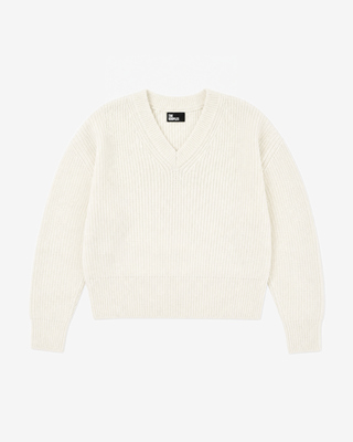 Natural-colored merino wool sweater
