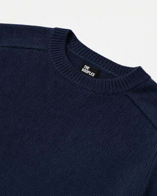 Navy Merino Wool Sweater